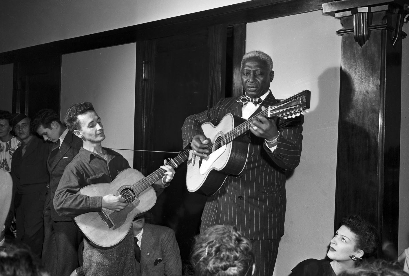 The story behind Woody Guthrie Leadbelly 1940