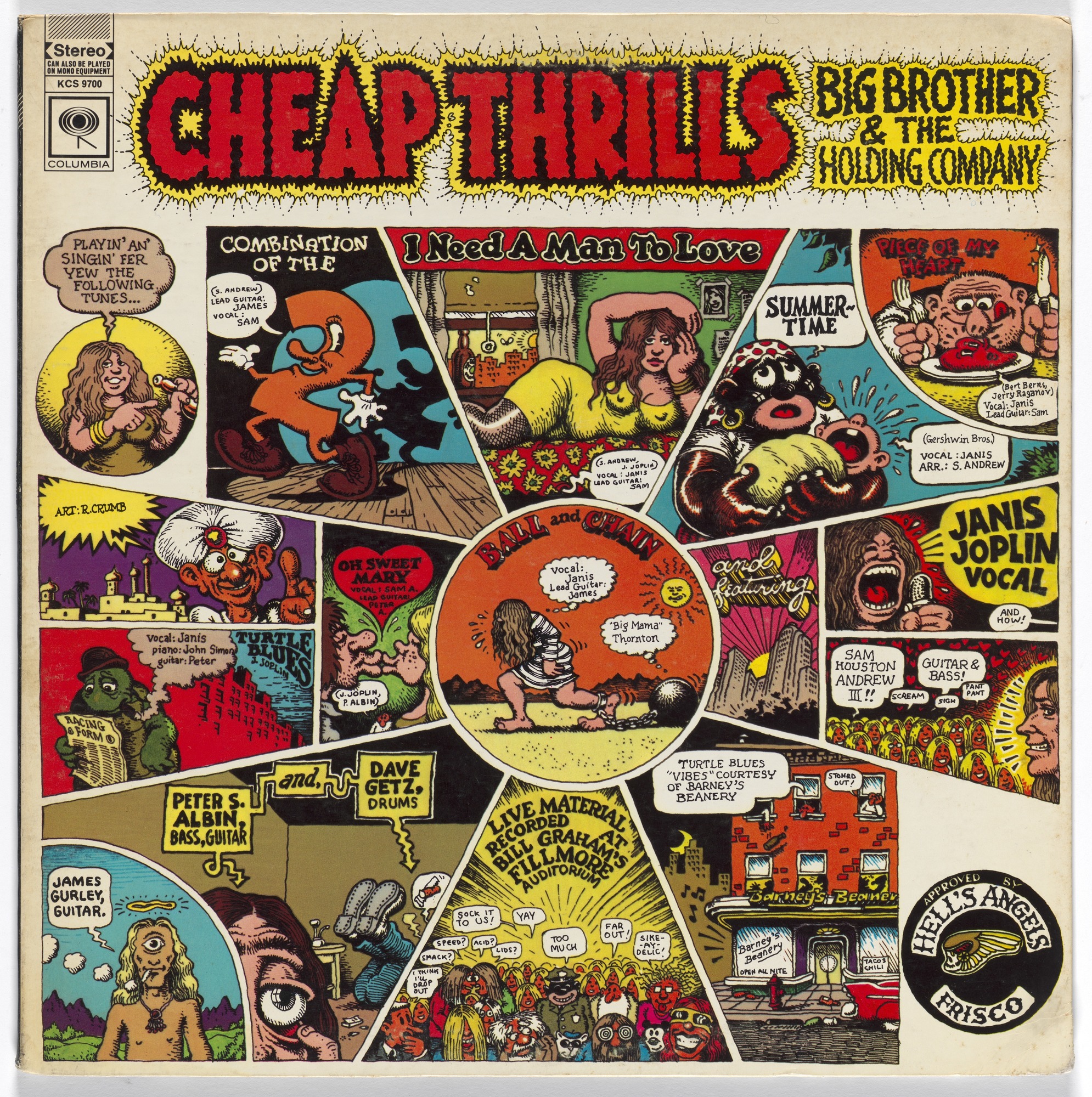 Cheap Thrills, an album cover by Robert Crumb